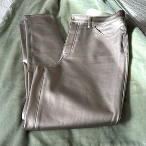 Express faux leather pants